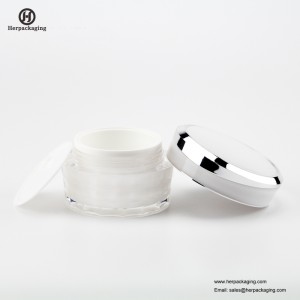 HXL227A luksuriøs rund akryl kosmetisk krukke