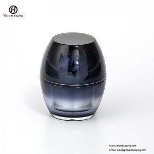 HXL232 Rundt tom kosmetisk krukke dobbeltvægsbeholder hudpleje