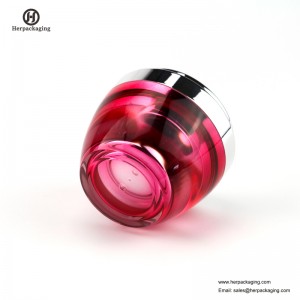 HXL232B Rundt tom kosmetisk krukke Dobbeltvægsbeholder Hudpleje