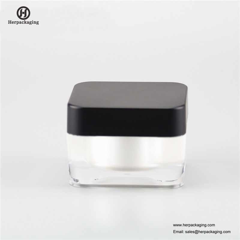 HXL234 luksuriøs, tom akryl kosmetisk krukke