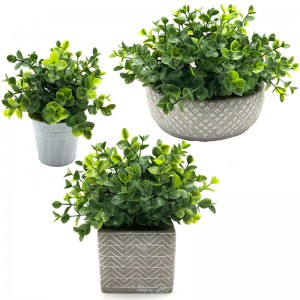 Kunstig realistisk sukkulent grøn træplante tropisk indretning til have