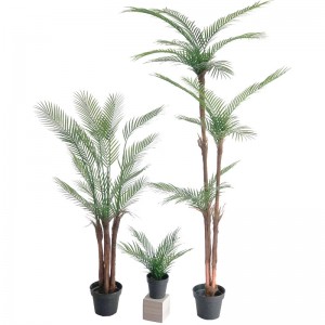 Kunstig plantegræs med potte til hjemmebryllup Hjem Bord Arrangement Decor Dekoration Grøn