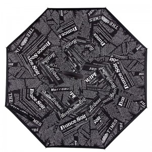 2019 Selvstående Car Rain Gear Inverterede blomster Omvendt Paraply