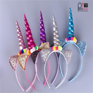 enhjørningshovedbånd