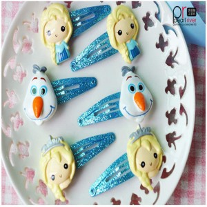 havfrue prinsesse Micky karton Dekoration babygirl sikkert Hårnål