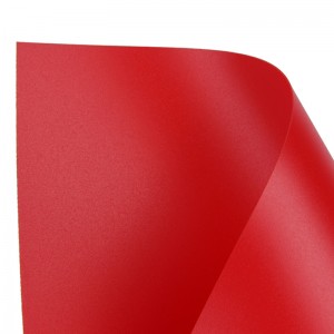 Ensfarvet mat-sandet plast PP-ark plastmateriale