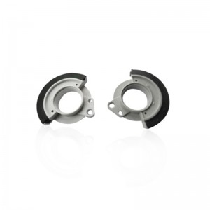 Plastdele af dobbeltfarvet sprøjtestøbning