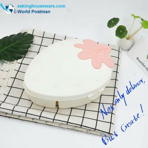 Jordbærform slik og melonfrøbeholder