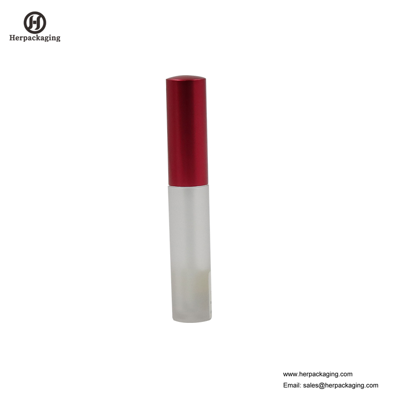 HCL302 Klar plast Tømme læbe glansrør til farve kosmetiske produkter flokede lipgloss applikatorer