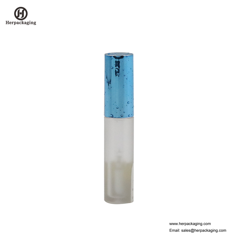 HCL303 Klar plast Tomme læbereguleringsrør til farvekosmetiske produkter flokede lipglosser