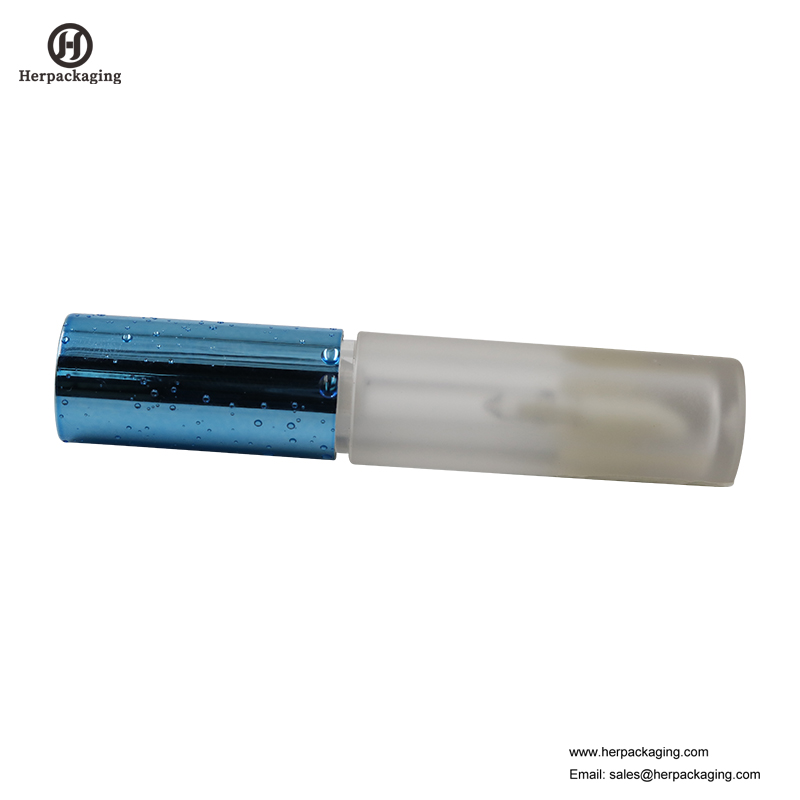 HCL303 Klar plast Tomme læbereguleringsrør til farvekosmetiske produkter flokede lipglosser