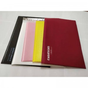 genanvendelig biologisk nedbrydelig bioboble plastfolie med lynlås med lynlås, lynlås taske med boblepude