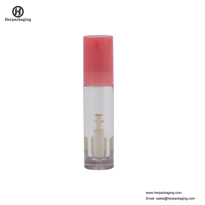 HCL306 Klar plast Tomme læbereguleringsrør til farve kosmetiske produkter flokede lipglosser