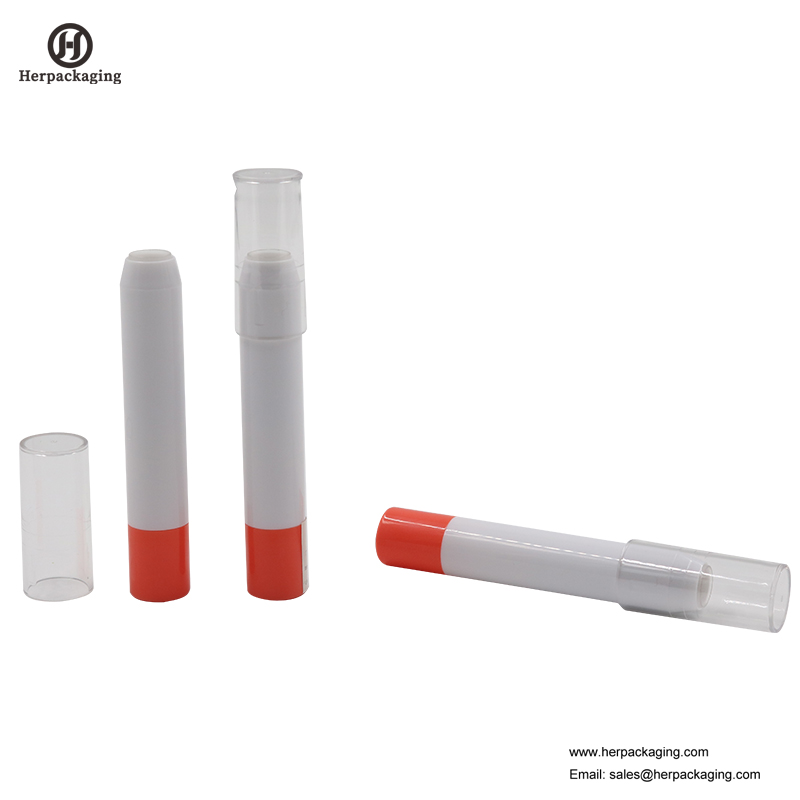 HCL414 Tom læbestiftkasse Læbestiftbeholdere Læbestiftrør makeup-pakning med smart magnetisk klips låg Læbestiftholder