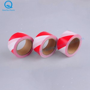 HDPE rød / hvid advarselstape; HDPE gul forsigtighedstape; HDPE Red FARE Tape