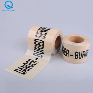 SEWER Ikke-detekterbar advarselstape; RAINWATER Ikke-detekterbar advarselstape; RECLAIMED WATER Ikke-detekterbar advarselstape