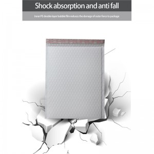 Engros hvid kraftluft boble kuvert mailer taske