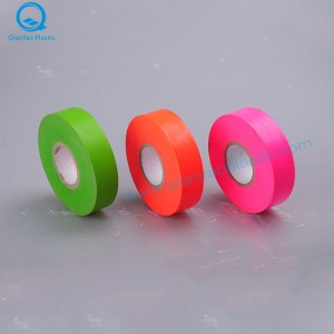 Præget Fluoro PVC Garden Flagging Tape China Factory