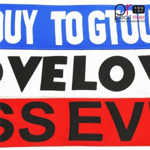 Sort / hvid / rød tape af høj kvalitet