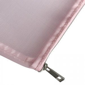 Miljøvenlig nylon mesh taske med lynlås lås til pakning