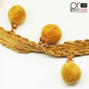 Dekorativ Pom Pom kvastkant