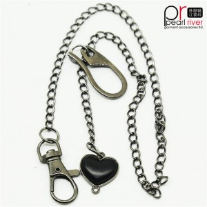 DIY-tilbehør Håndtaske Hummer-lommer Purse Metalposedekoration Flad kæde