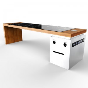Solar Smart Bench leverandør i Kina Producent af høj kvalitet