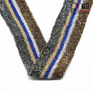 høj kvalitet tape med guldtråd