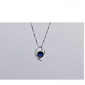 925 Sølv vedhæng boutique mode krystal mikro-indlagt Love Pendant Europa og Amerika