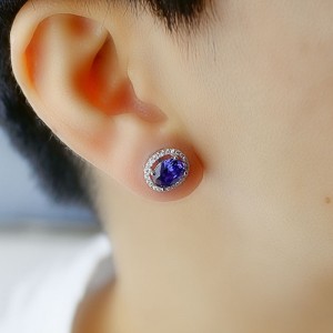 925 Ørsnegler af sølv Mode Zircon Ear Nails Høj kvalitet kvinders øre negle