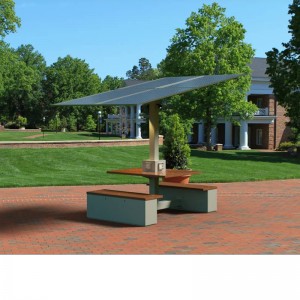 Solopladningstabel Campus Arbejdsstationer Bæredygtig energiproduktivitet