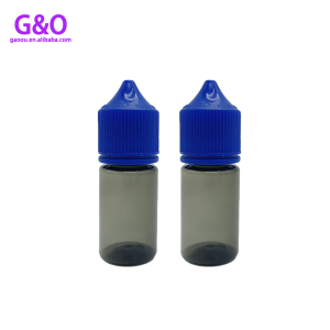 30 ml 60 ml 100 ml 50 ml enhjørning flaske enhjørndråberflaske sort plast eliquid lubben gorilla v3 dråberflasker lubben gorilla e væske dråbe flasker
