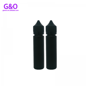 60 ml flaske eliquid unicorn eliquid flaske ny v3 sort blå plastik kæledyr lubben gorilla enhjørning vape dropper flasker