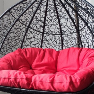 Stort metal udendørs 3-personers havesvingdesign