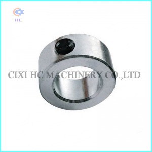 Sæt skrueakselens krave