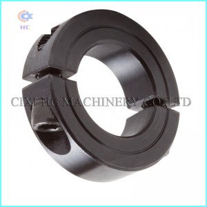 To dele spændeskaftkrave