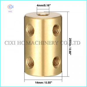 Høj-drejningsmotorgenerator akseltype bælgekobling