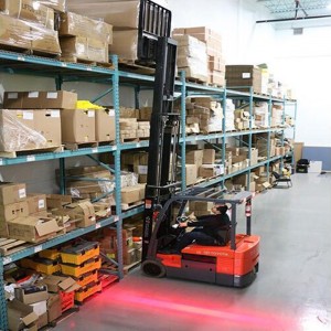 Fodgængersikkerheds-LED Advarselslys 18W gaffeltrucks sikkerhedslys