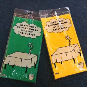 Metallisk lysegrøn bordplade Farverig folie Brugerdefineret borddug Mat / pude