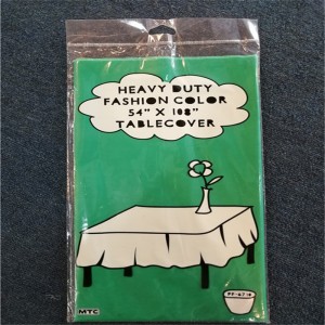 Engangs-plast-bordduk rund / rektangel Ferieværker-duge