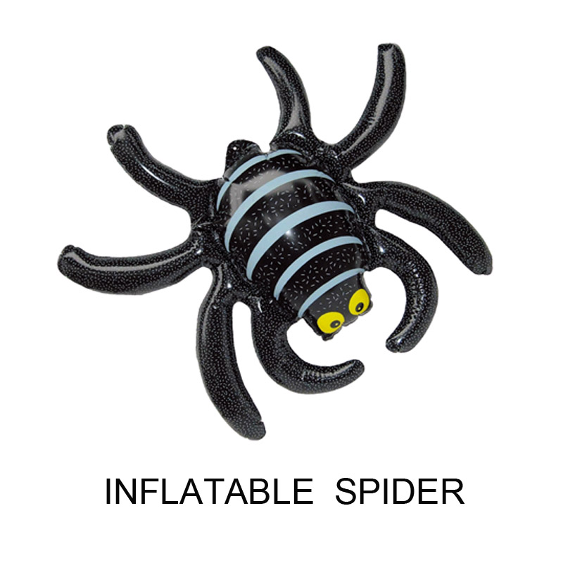 Oppustelig Halloween-dekorationer Props Spider