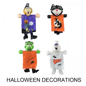 Oppustelig Halloween-dekorationer Props Spider