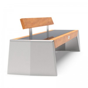 Smart City Street Furniture Photovoltaic Panels Renewable Green Energy