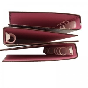 Smukke brugerdefinerede design Papp 6 ringperm