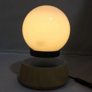 360 spinning maglev levende flydende lampe med pære i bunden til indretning PA-1000