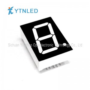 1 tommer rød 1-cifret 7 segment LED-display, digitalt rør