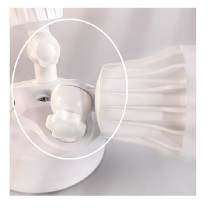 LED udendørs flodsikkerhedslys med bevægelsessensor, 30W, 3 hoved, hvid, bevægelseslys