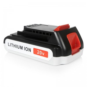 Li-ion 1500mAh 20V batterier til udskiftning af trådløse værktøjer til Black \u0026 Decker LB20, LBX20, LBX4020, LB2X4020