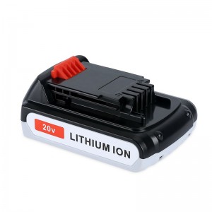 Li-ion 1500mAh 20V batterier til udskiftning af trådløse værktøjer til Black \u0026 Decker LB20, LBX20, LBX4020, LB2X4020