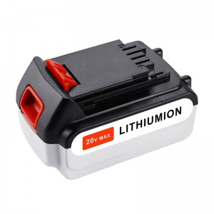 Til Black \u0026 Decker LB20, LBX20, LBX4020, LB2X4020 Udskiftning af værktøjsbatterier Li-ion 20V 6000mAh Batteripakke